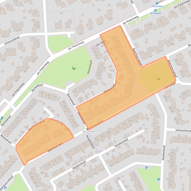 Kaart van postcodegebied 9403KC.