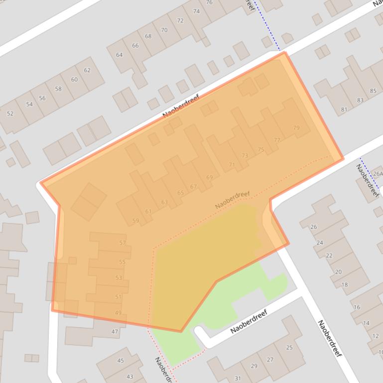 Kaart van postcodegebied 9403KN.