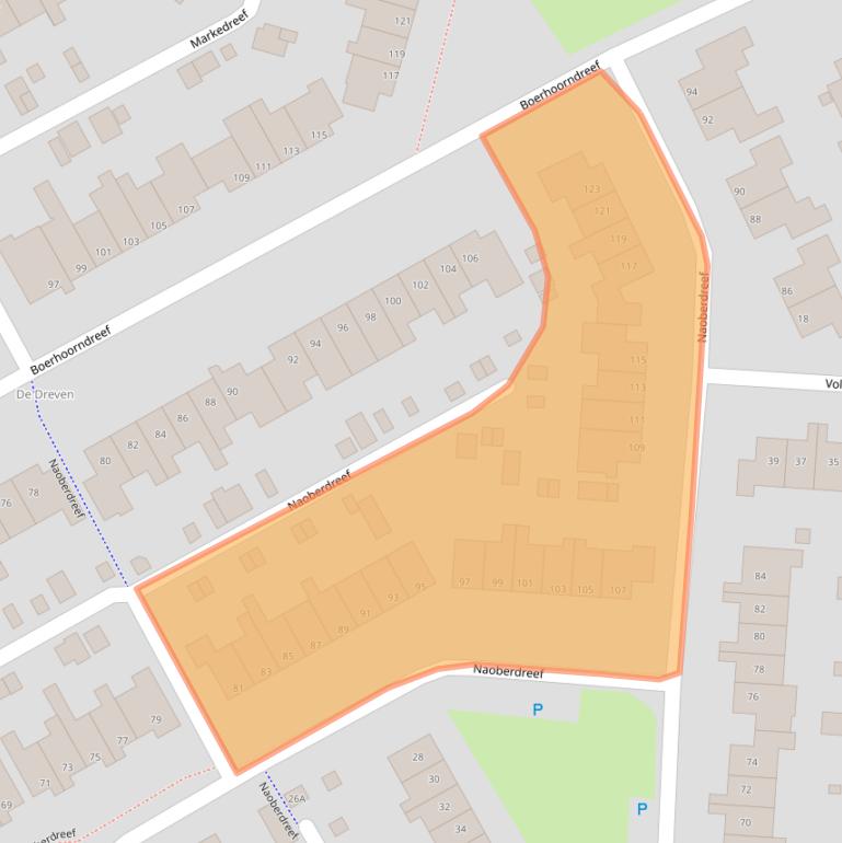 Kaart van postcodegebied 9403KP.