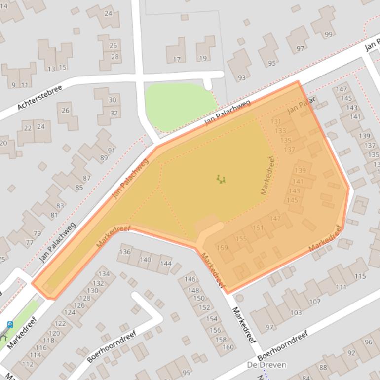 Kaart van postcodegebied 9403KV.