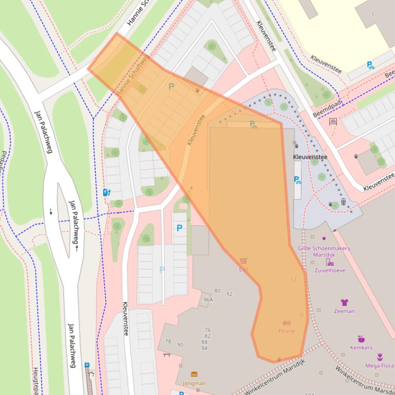 Kaart van postcodegebied 9403LR.