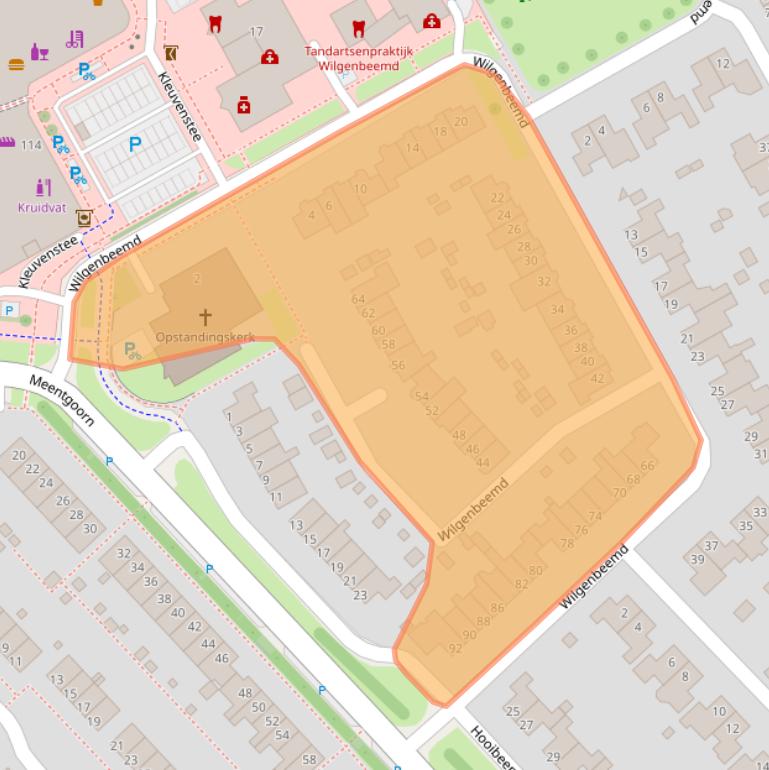 Kaart van postcodegebied 9403MA.