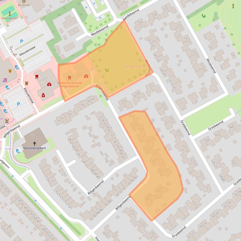 Kaart van postcodegebied 9403MB.