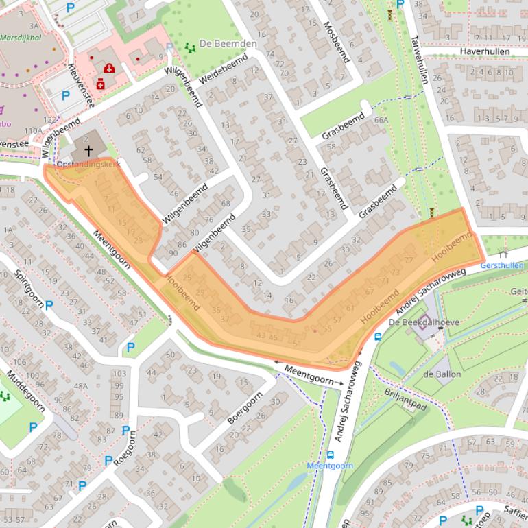 Kaart van postcodegebied 9403MD.