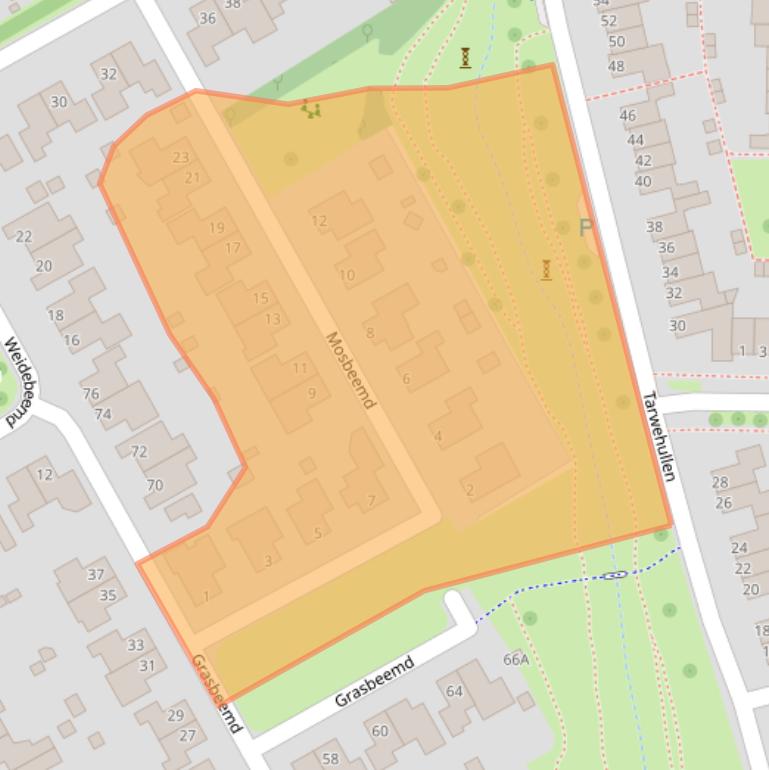 Kaart van postcodegebied 9403MJ.