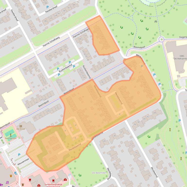 Kaart van postcodegebied 9403ML.