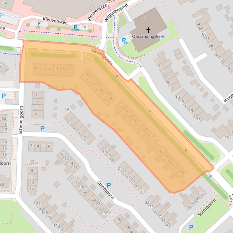Kaart van postcodegebied 9403NA.