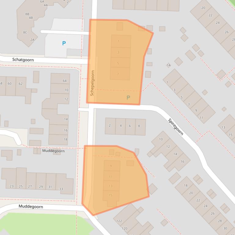 Kaart van postcodegebied 9403ND.