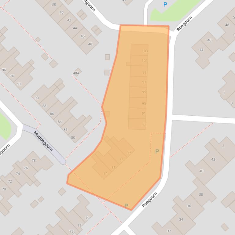 Kaart van postcodegebied 9403NT.