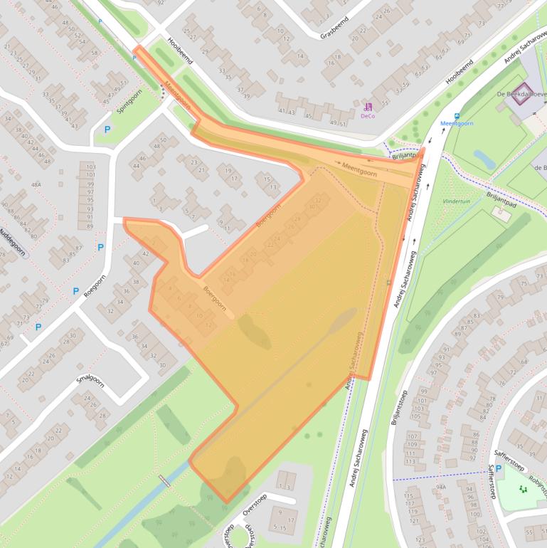 Kaart van postcodegebied 9403NV.