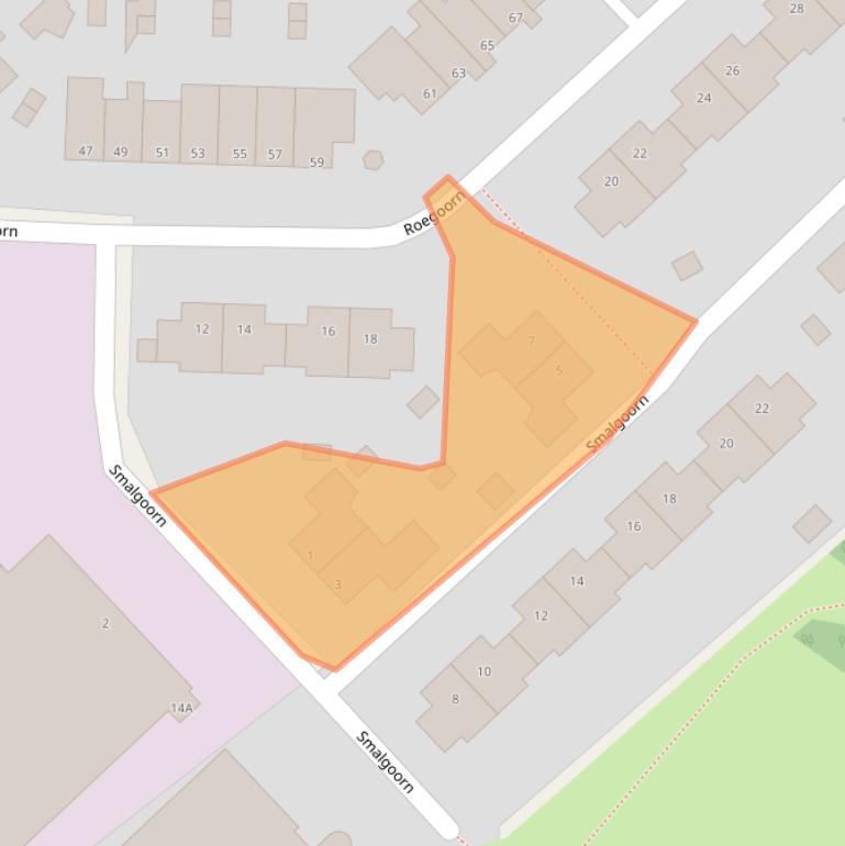 Kaart van postcodegebied 9403NZ.