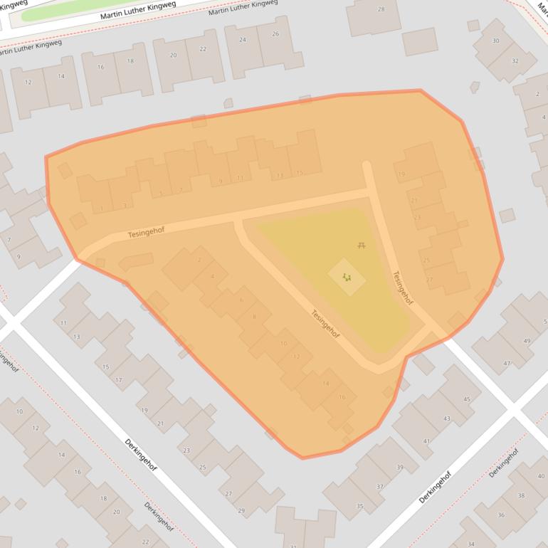 Kaart van postcodegebied 9403PB.