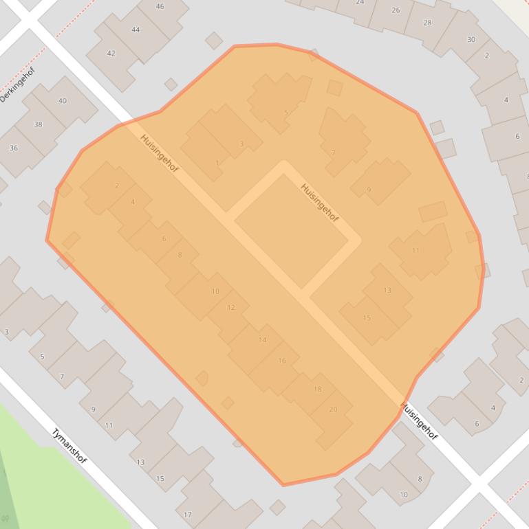 Kaart van postcodegebied 9403PL.