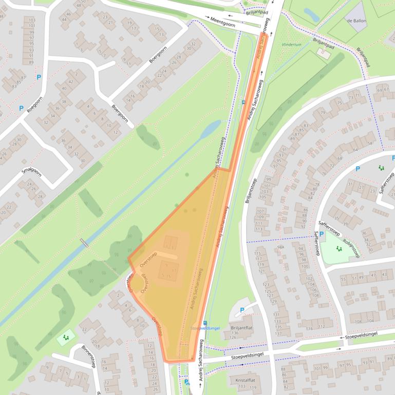 Kaart van postcodegebied 9403RN.
