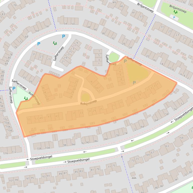 Kaart van postcodegebied 9403RW.