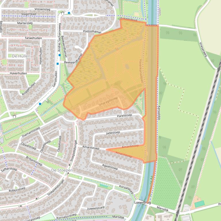 Kaart van postcodegebied 9403SE.