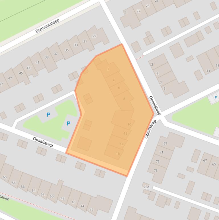 Kaart van postcodegebied 9403SG.