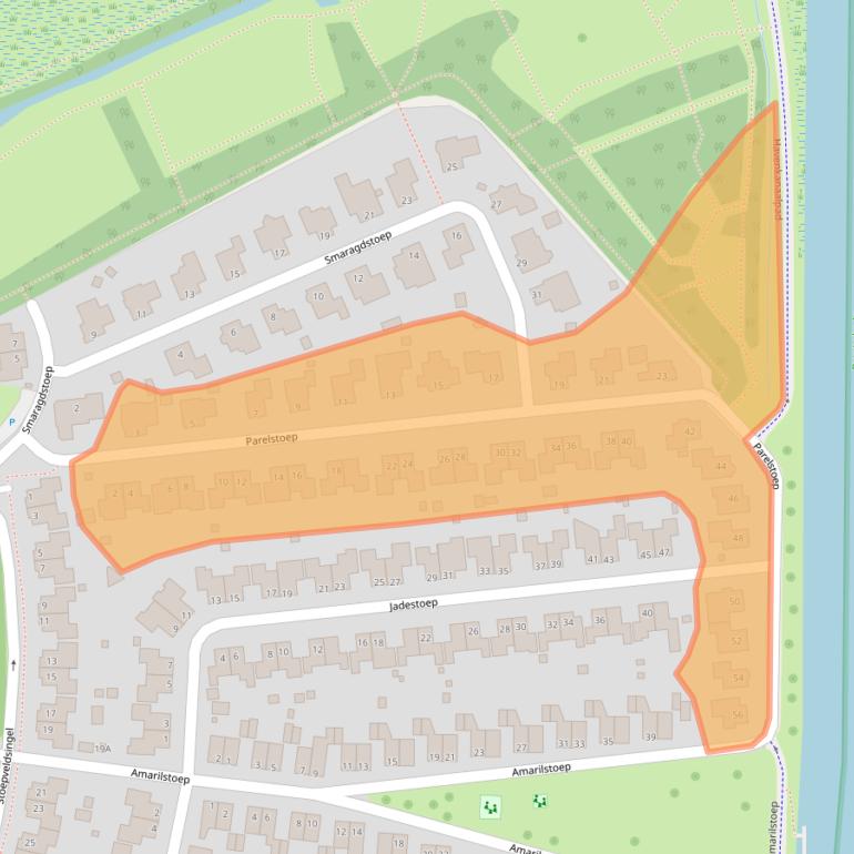 Kaart van postcodegebied 9403SZ.