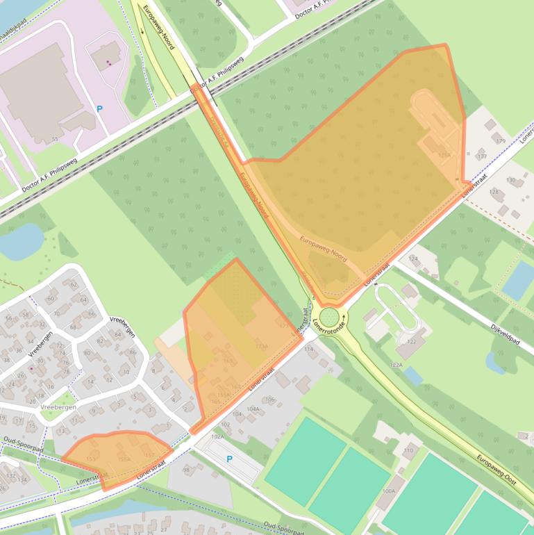 Kaart van postcodegebied 9403TA.