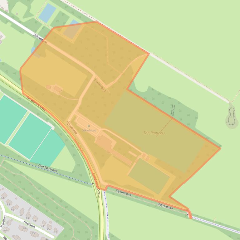 Kaart van postcodegebied 9403TC.