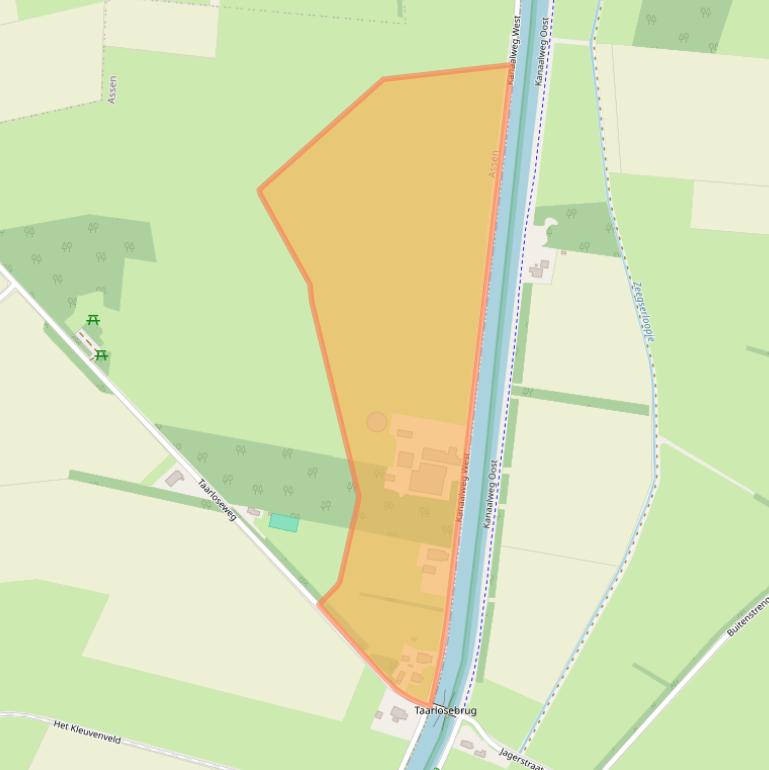 Kaart van postcodegebied 9403TG.