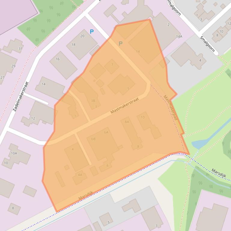 Kaart van postcodegebied 9403VH.