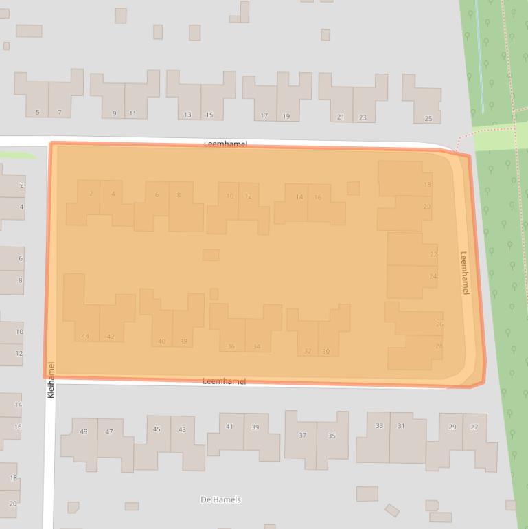 Kaart van postcodegebied 9403XL.