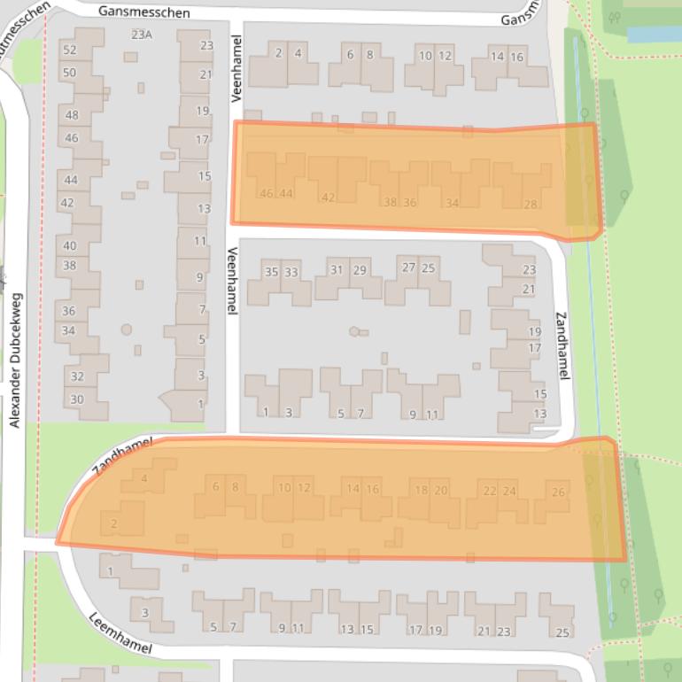 Kaart van postcodegebied 9403XN.