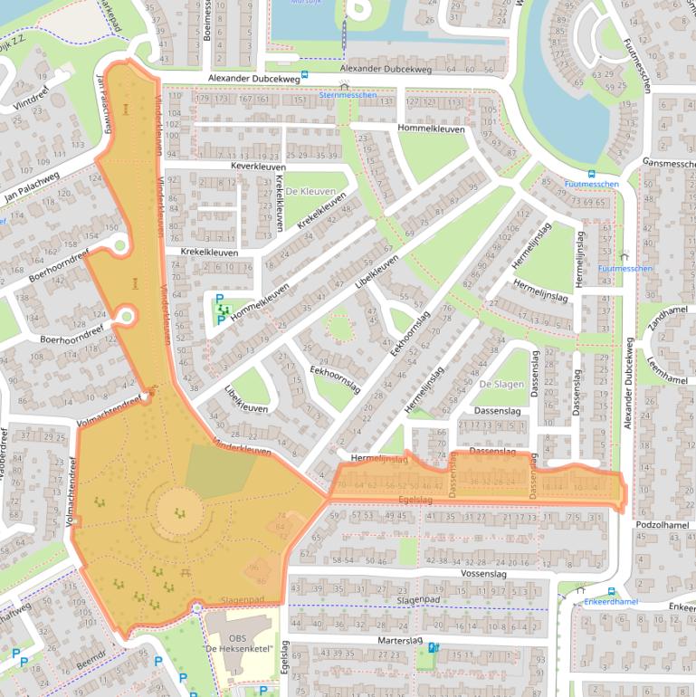 Kaart van postcodegebied 9403XV.