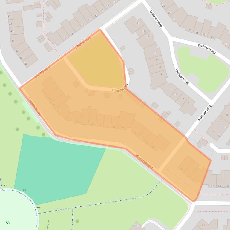 Kaart van postcodegebied 9403ZB.