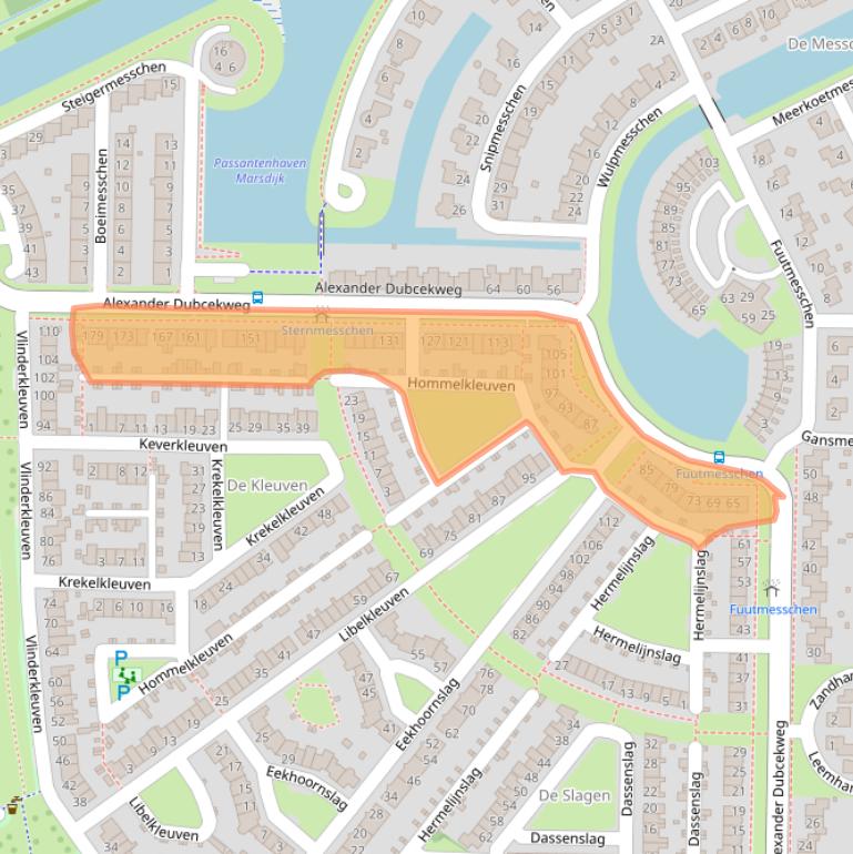 Kaart van postcodegebied 9403ZH.