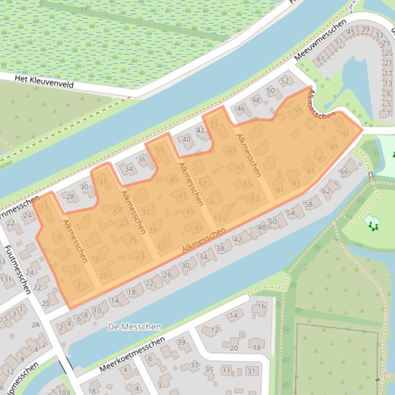 Kaart van postcodegebied 9403ZW.