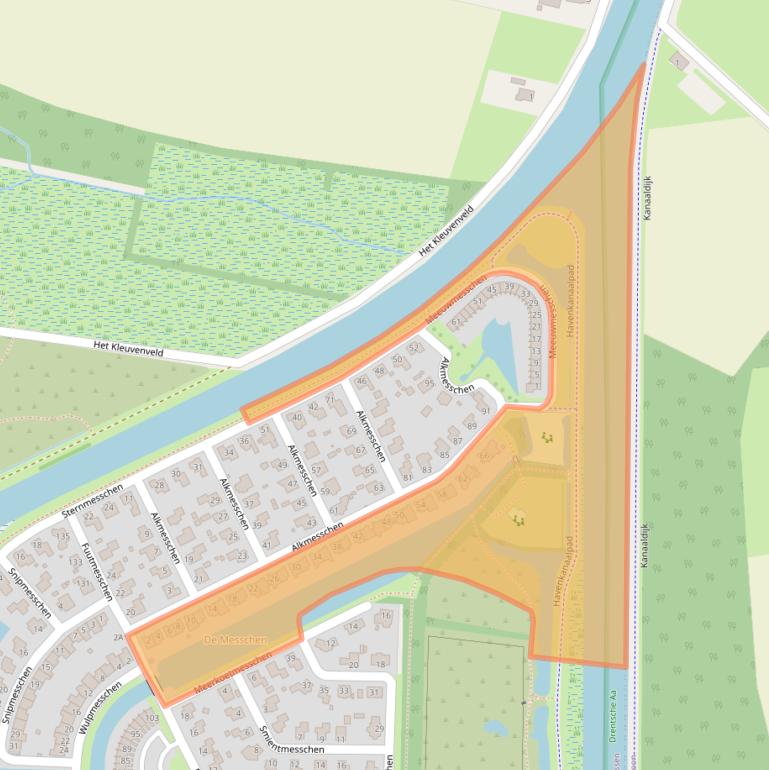 Kaart van postcodegebied 9403ZX.