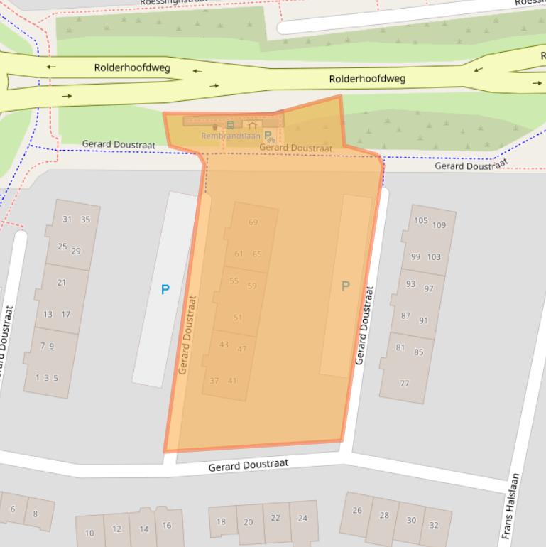 Kaart van postcodegebied 9404AP.
