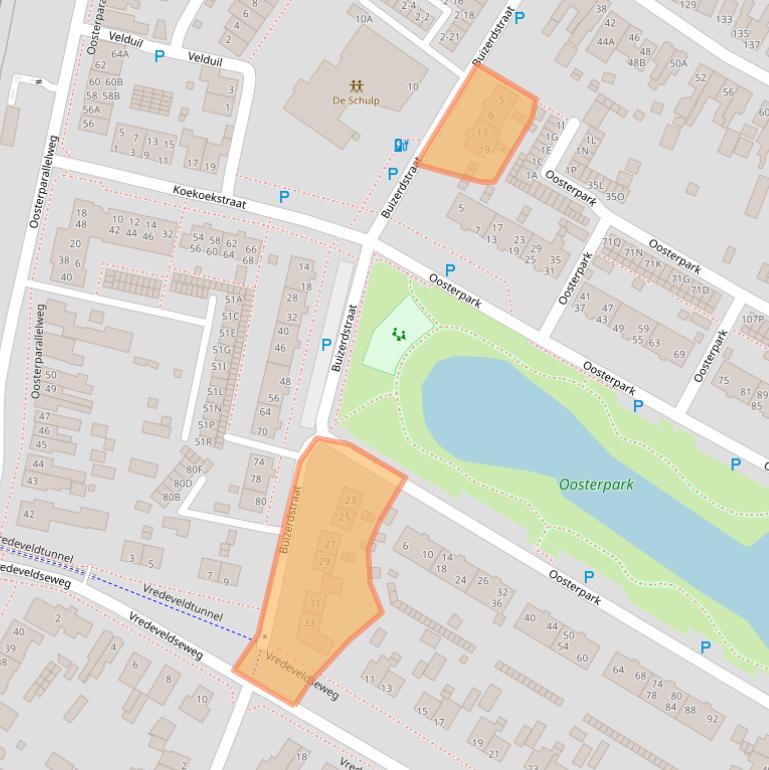 Kaart van postcodegebied 9404BA.