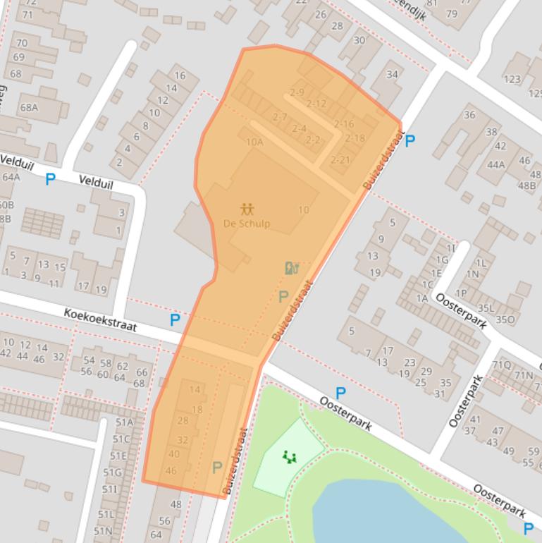 Kaart van postcodegebied 9404BB.