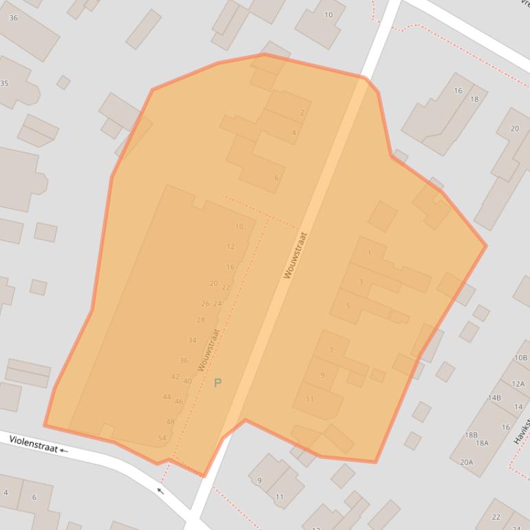 Kaart van postcodegebied 9404BW.