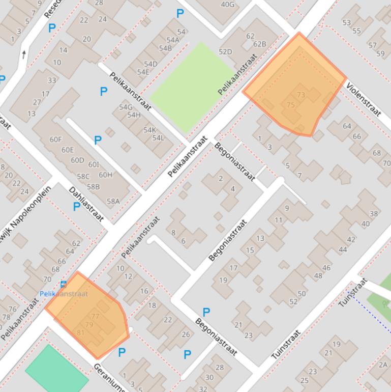 Kaart van postcodegebied 9404CK.