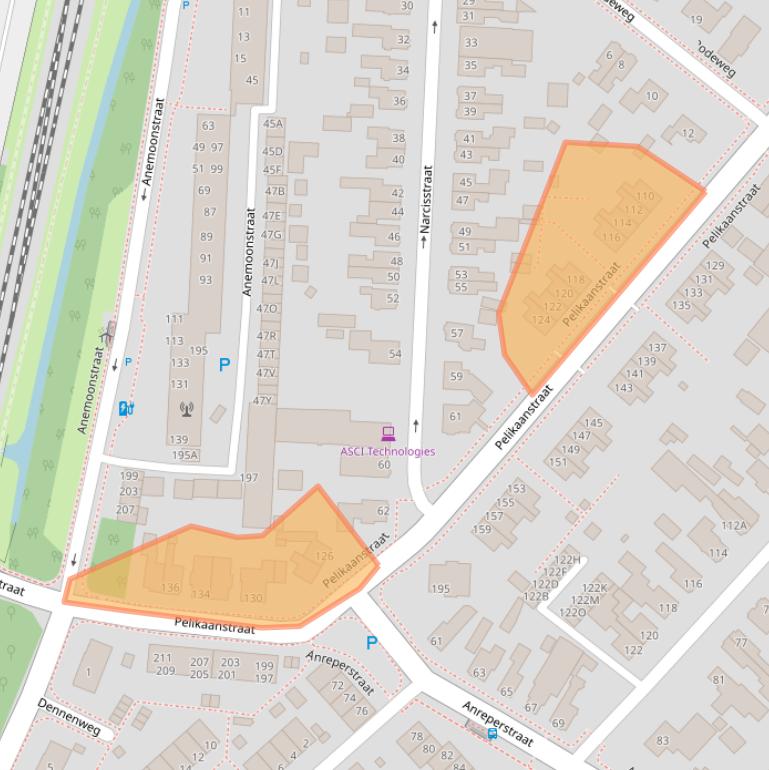 Kaart van postcodegebied 9404CS.