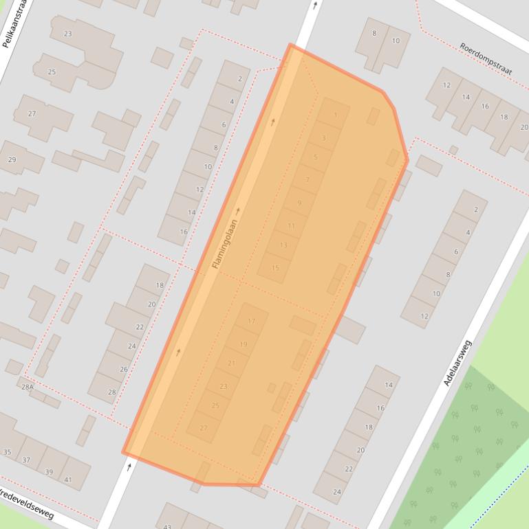 Kaart van postcodegebied 9404CT.