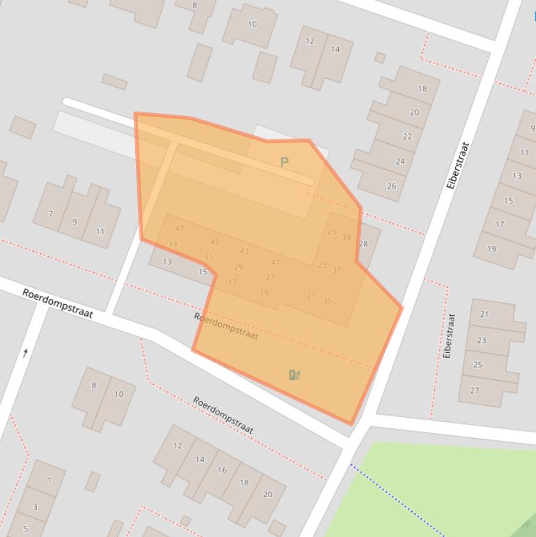 Kaart van postcodegebied 9404EG.