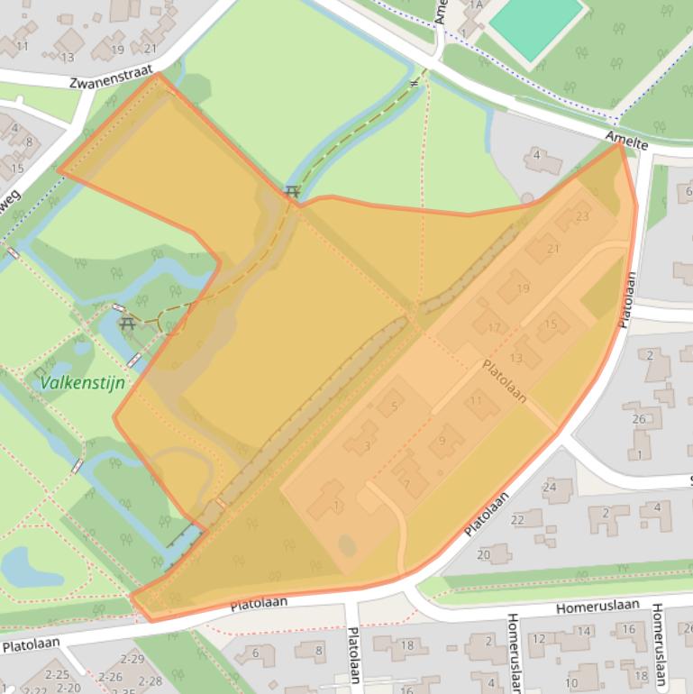 Kaart van postcodegebied 9404EM.