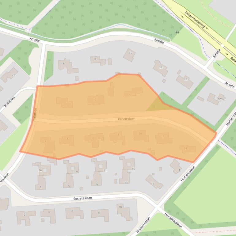 Kaart van postcodegebied 9404EP.