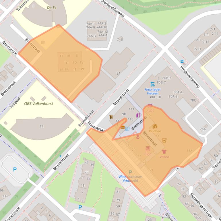 Kaart van postcodegebied 9404GA.