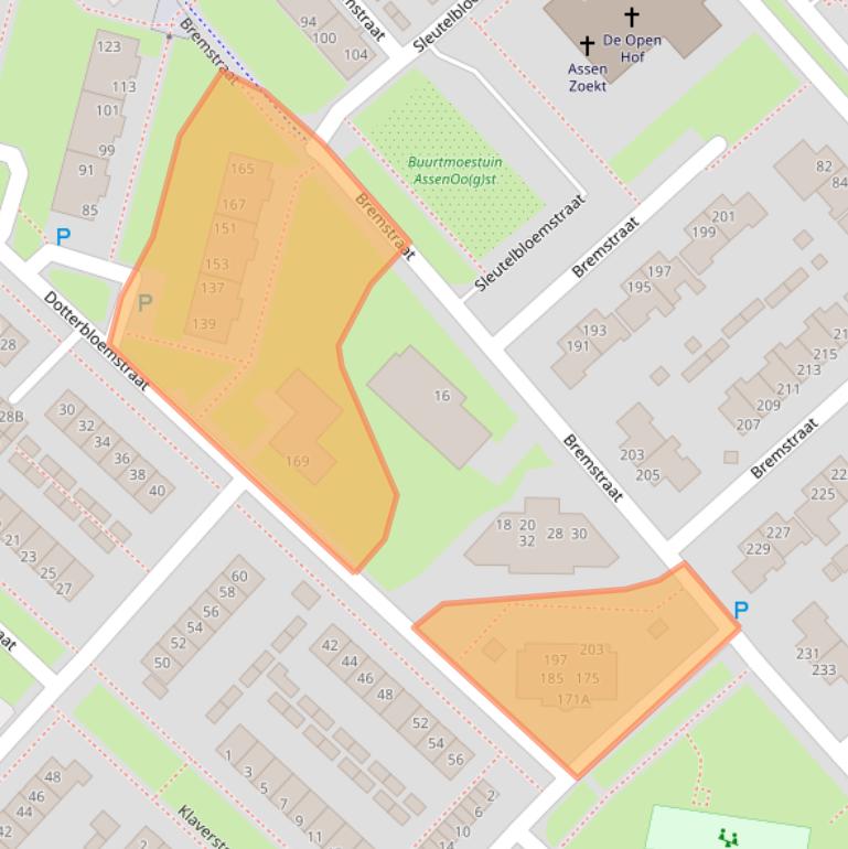 Kaart van postcodegebied 9404GK.