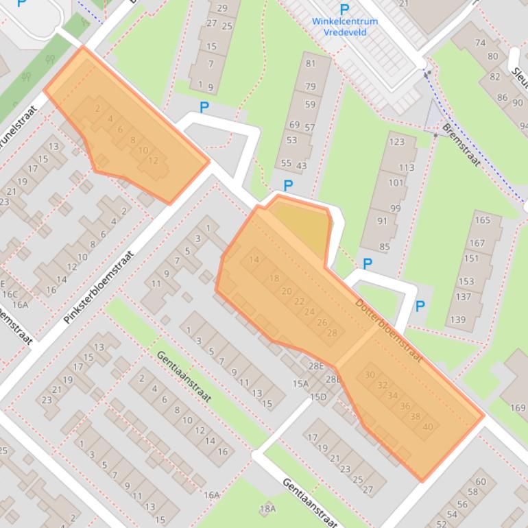 Kaart van postcodegebied 9404GL.