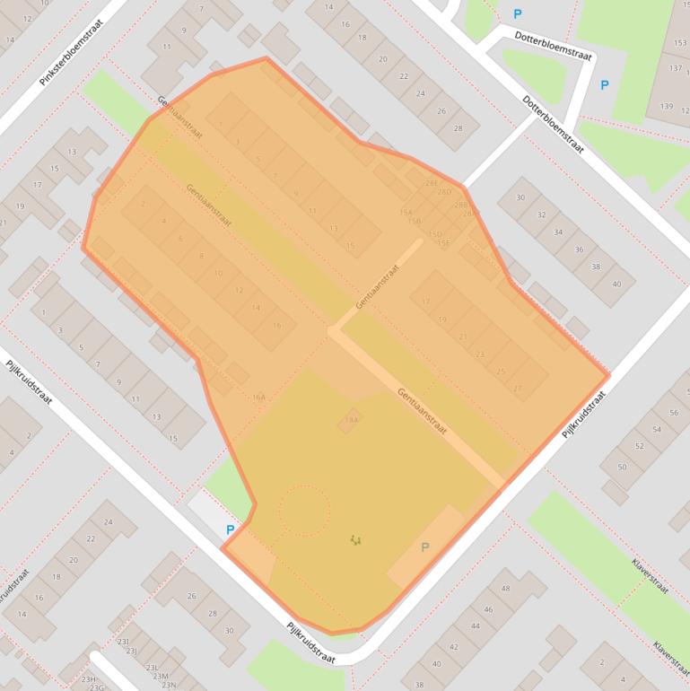 Kaart van postcodegebied 9404GN.