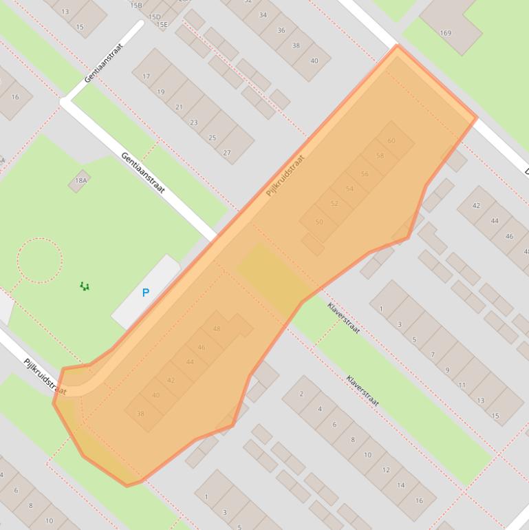 Kaart van postcodegebied 9404GS.