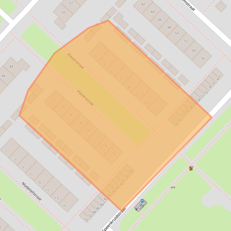 Kaart van postcodegebied 9404GV.