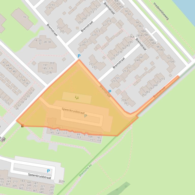 Kaart van postcodegebied 9404HA.